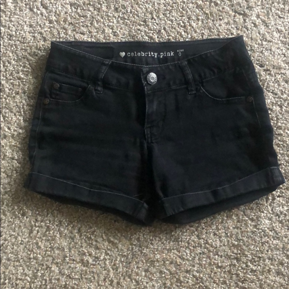 Celebrity Pink, denim stretch shorts